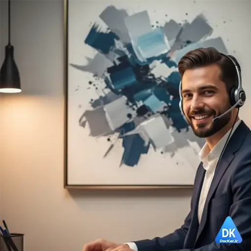 عکس صفحه تماس با ما سایت سفارش انجام تایپ